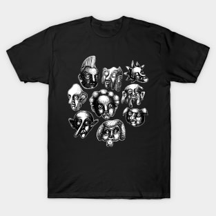 Cute Eerie Heads T-Shirt